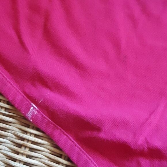 Pink peace sign drawstring short shorts bling M - Picture 4 of 5